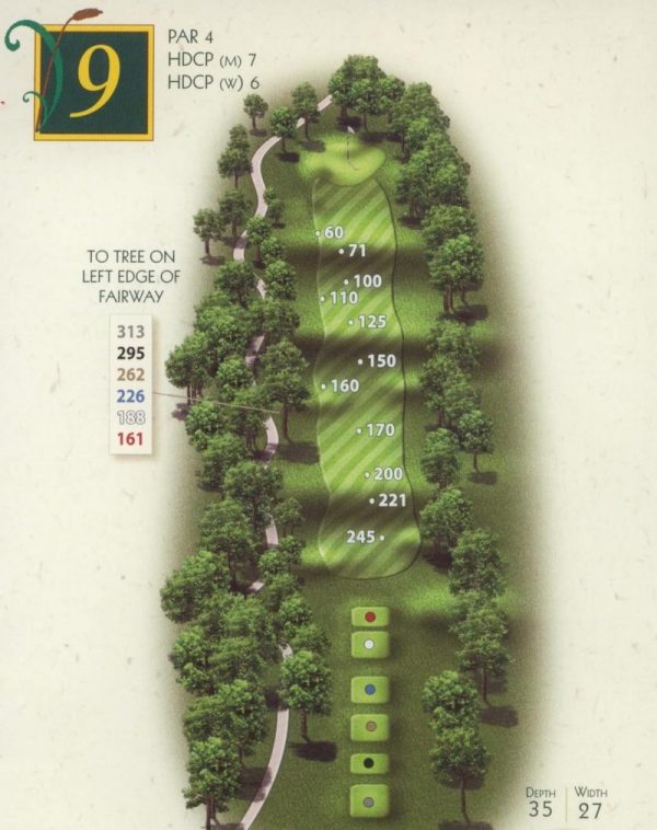 Hole #9 | 482 yards | Par 4